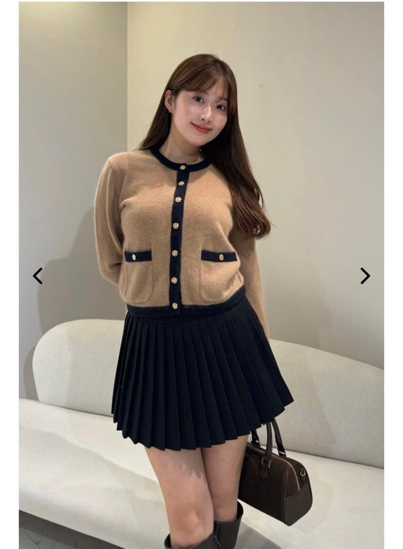 スカート herlipto Vienna Pleated Mini Skirt M