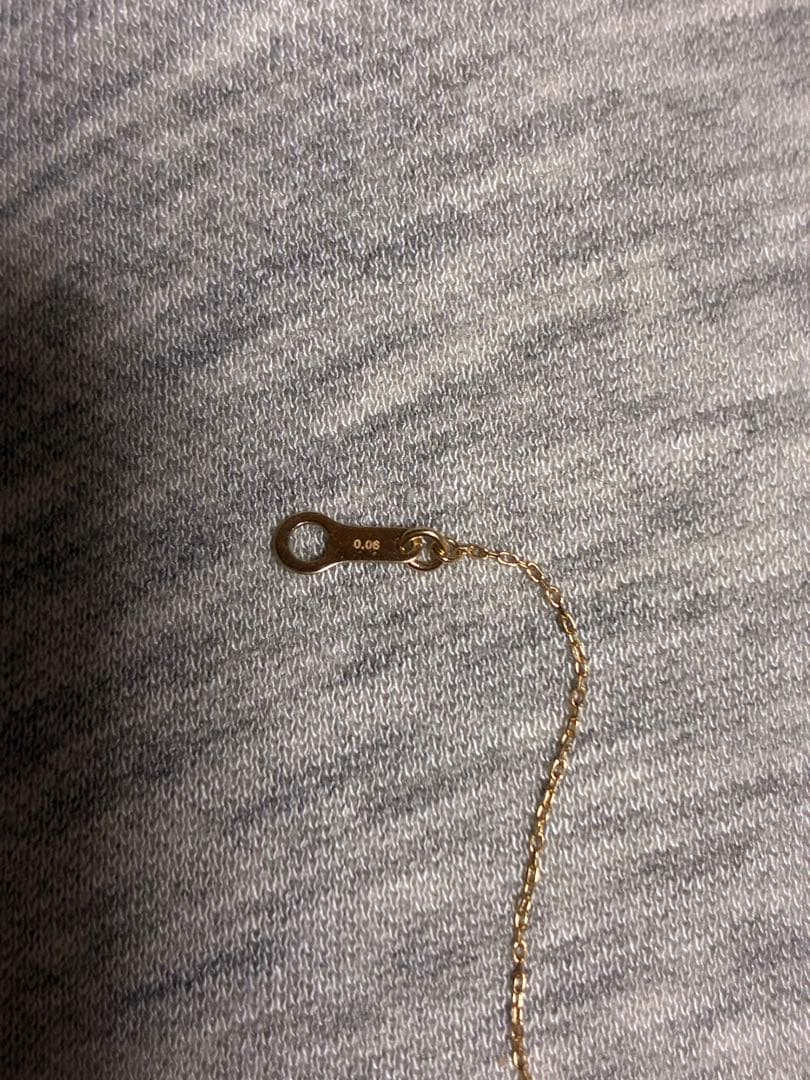 エテete K18 ダイヤモンド ネックレス「ブライト」　イエローゴールド