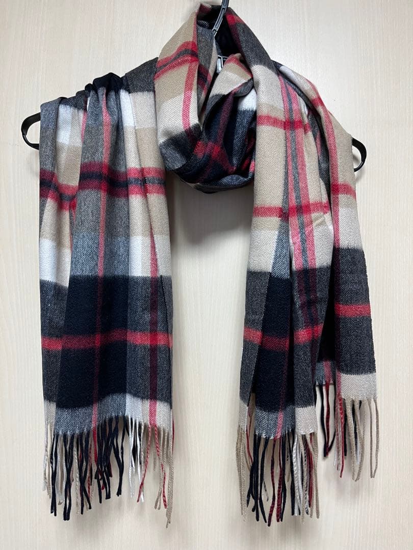 値下げ❣️【新品】HOUSE OF LOTUSカシミヤ大判ストールマフラー