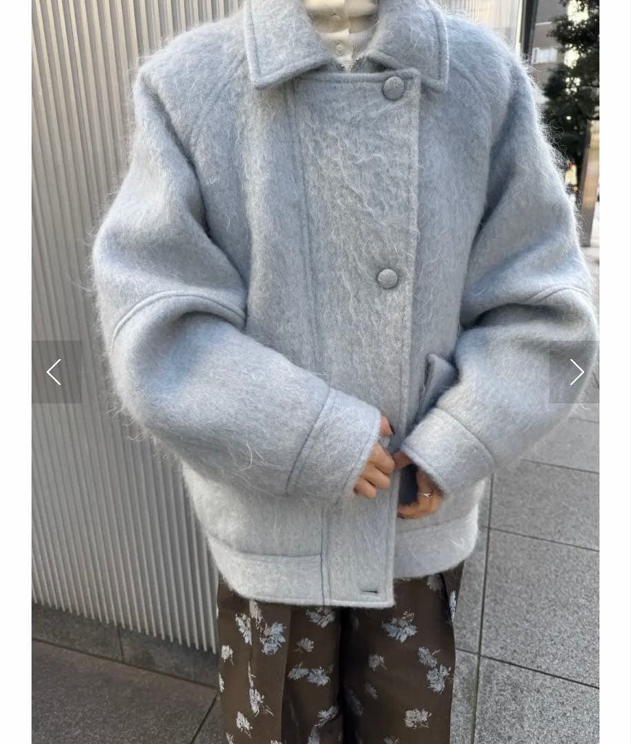 ジャケット・アウター UND MOHAIR SHAGGY FLIGHT JACKET