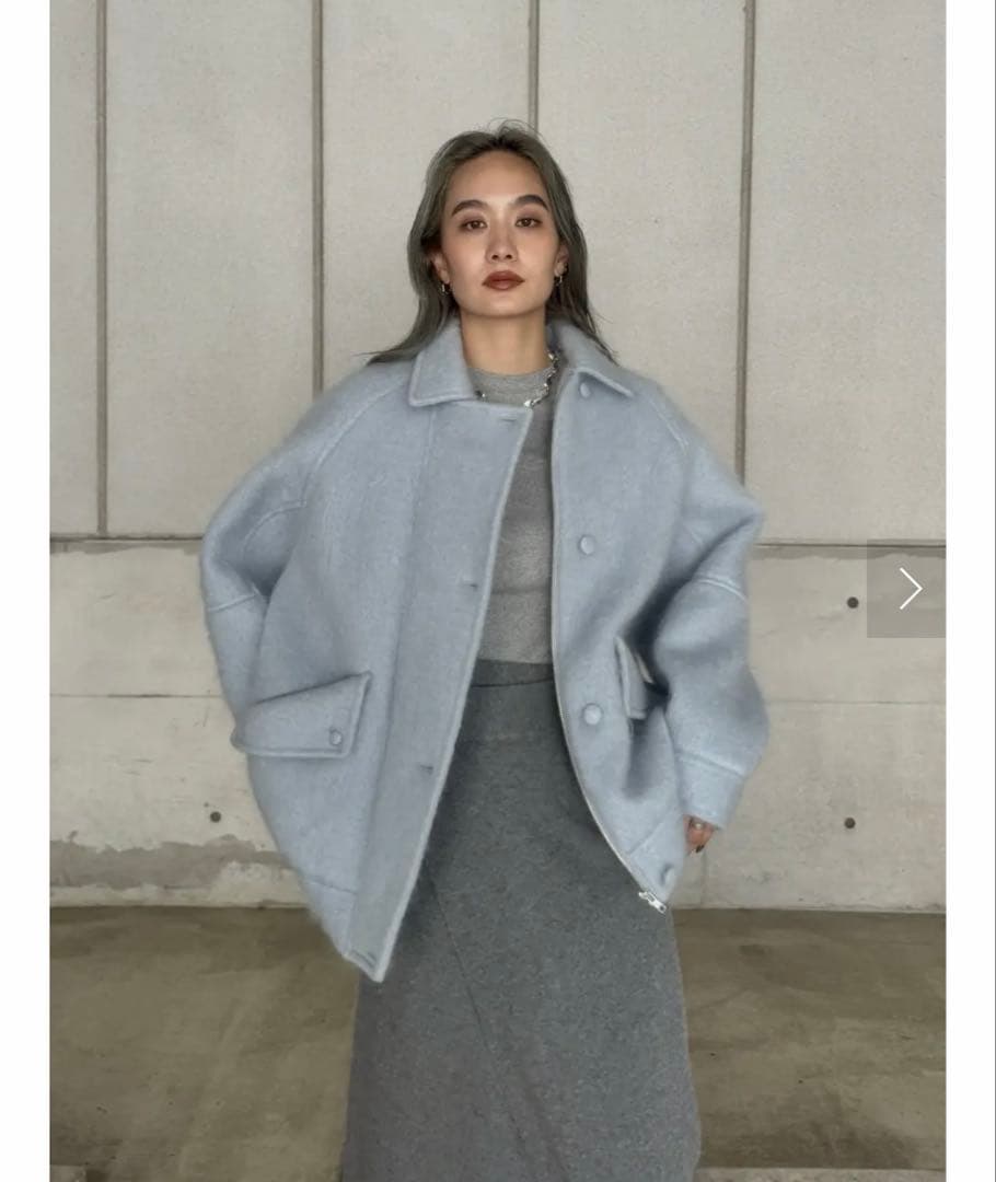 ジャケット・アウター UND MOHAIR SHAGGY FLIGHT JACKET