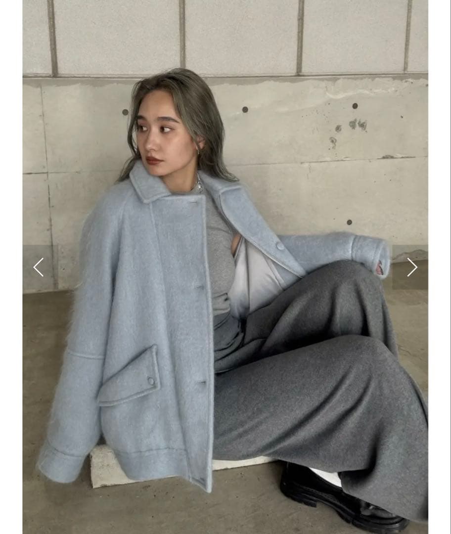 ジャケット・アウター UND MOHAIR SHAGGY FLIGHT JACKET