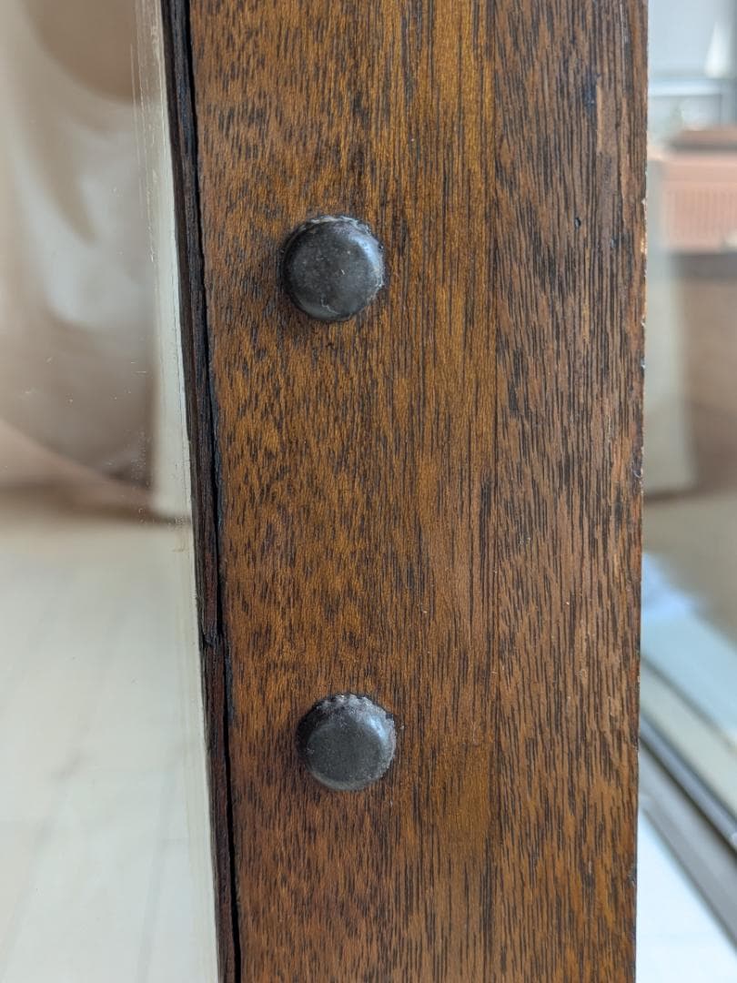 アンティーク木製ショーケース 9段キャビネット