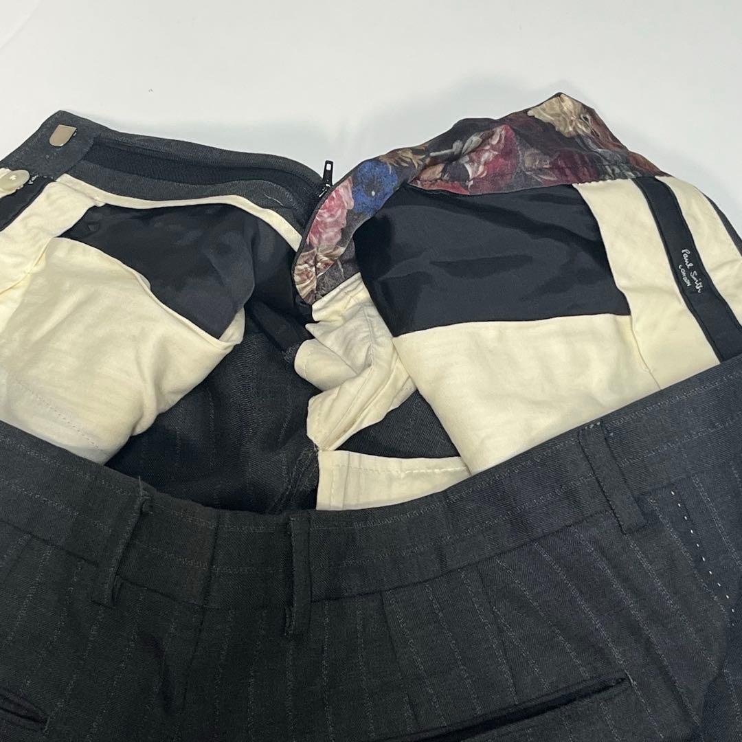 【美品】ポールスミス 花柄裏地 テーラードジャケット 総裏 フラワー総柄