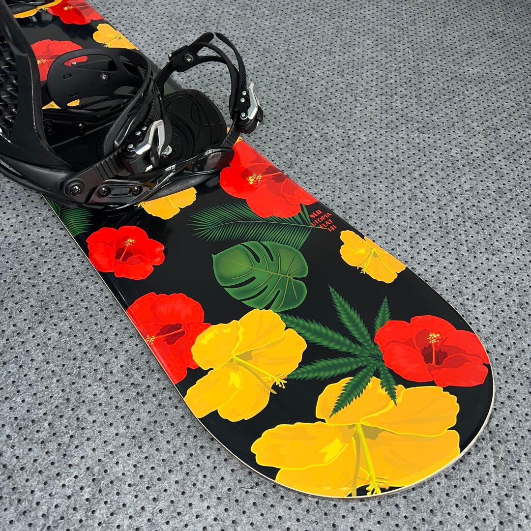 ２回使用 141cm SLQ UTOPIA FLAT×バイン SLQ SMサイズ