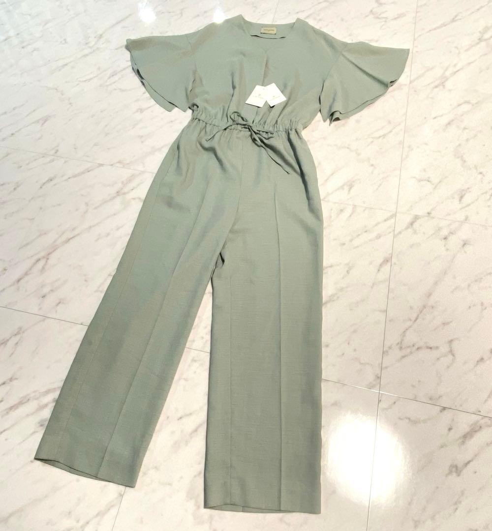 【新品タグ付き】ユナイテッドアローズ フリル スリーブ オールインワン M