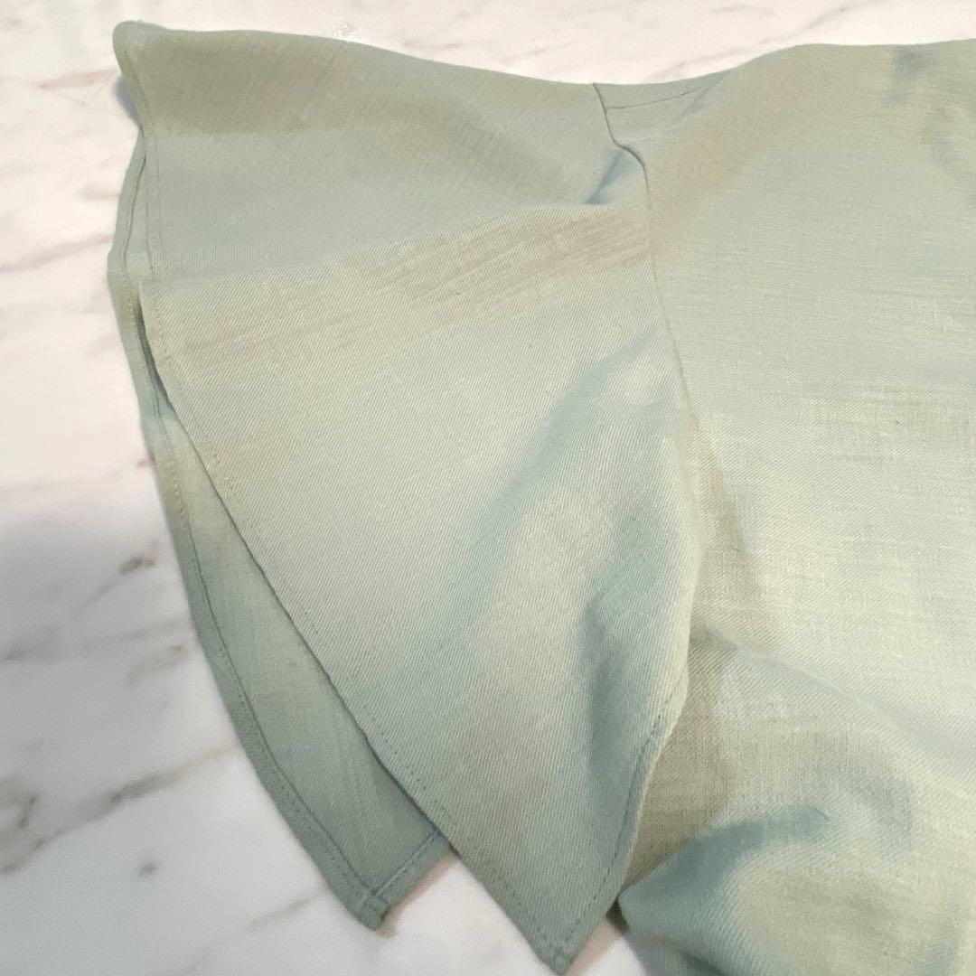 【新品タグ付き】ユナイテッドアローズ フリル スリーブ オールインワン M