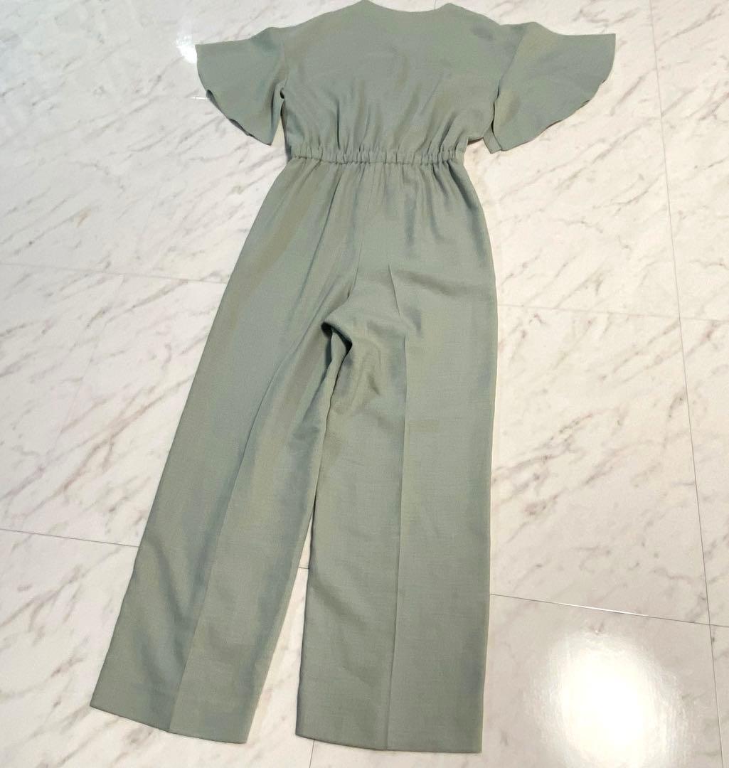 【新品タグ付き】ユナイテッドアローズ フリル スリーブ オールインワン M