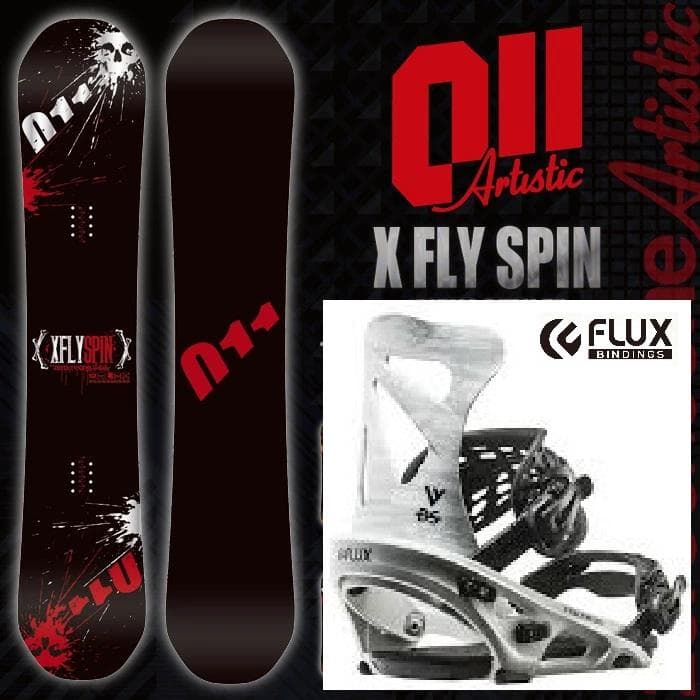 067 011X FLY SPIN148FLUXメンズグラトリスノーボードセット