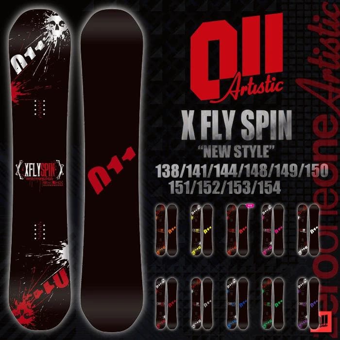 067 011X FLY SPIN148FLUXメンズグラトリスノーボードセット