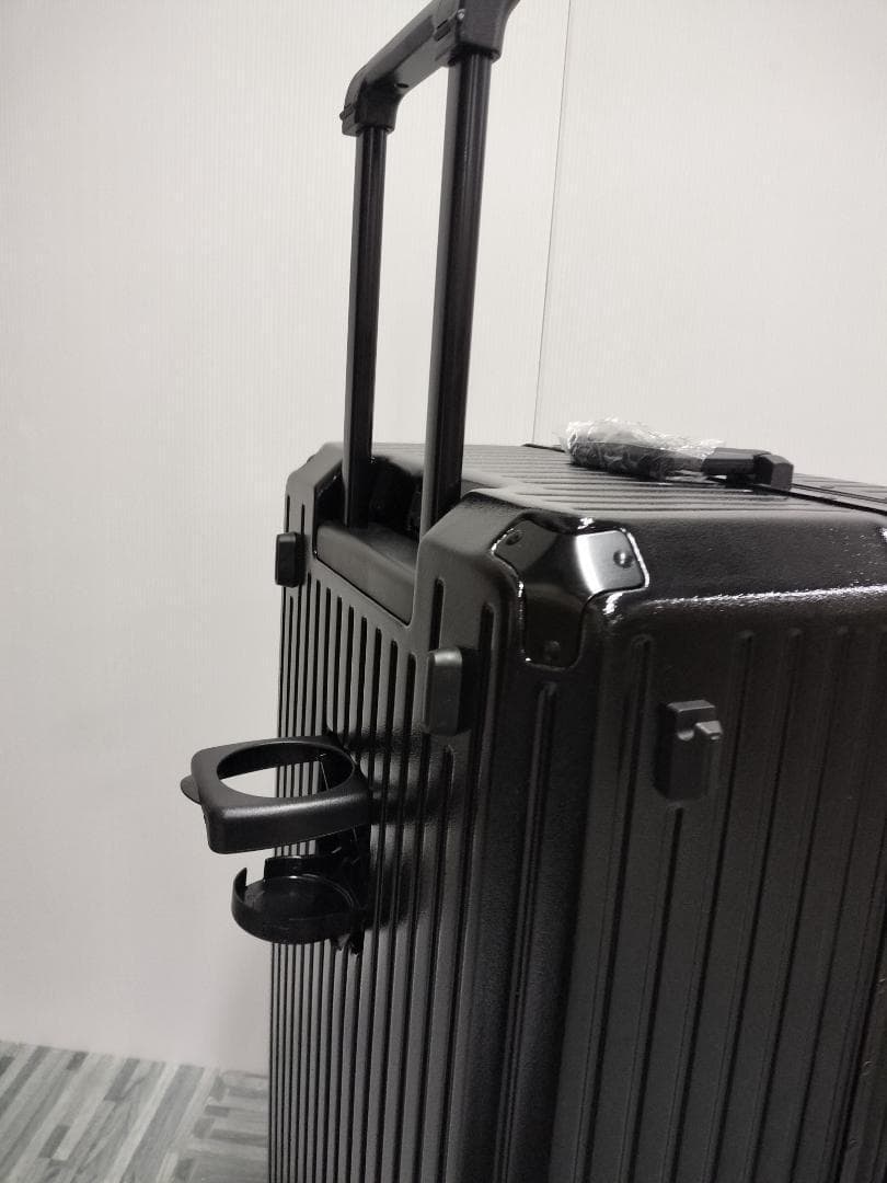 [GGQAAA]トロリースーツケース 女性出張 留学用 Lサイズ (Black)