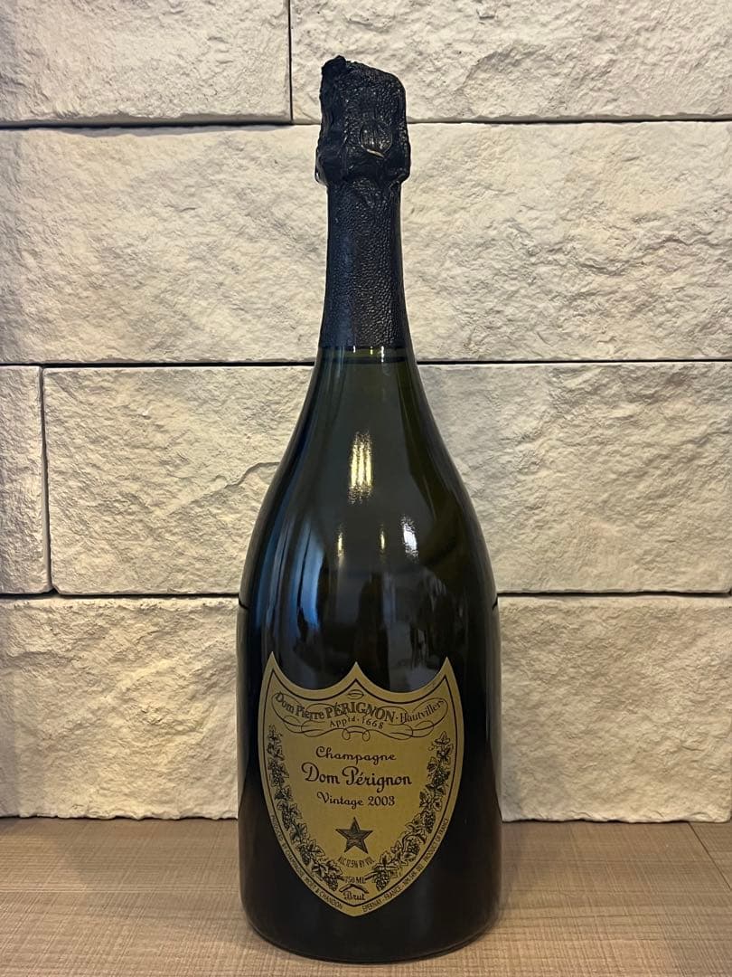 Dom Pérignonドンペリニヨン 2003 ヴィンテージグラス1個 化粧箱