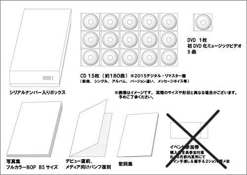 [サイン色紙付]浅香唯 30周年記念コンプリートBOX＜完全生産限定盤＞