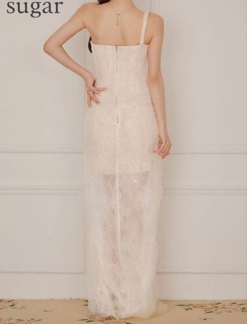 sugar アイボリーレースドレス