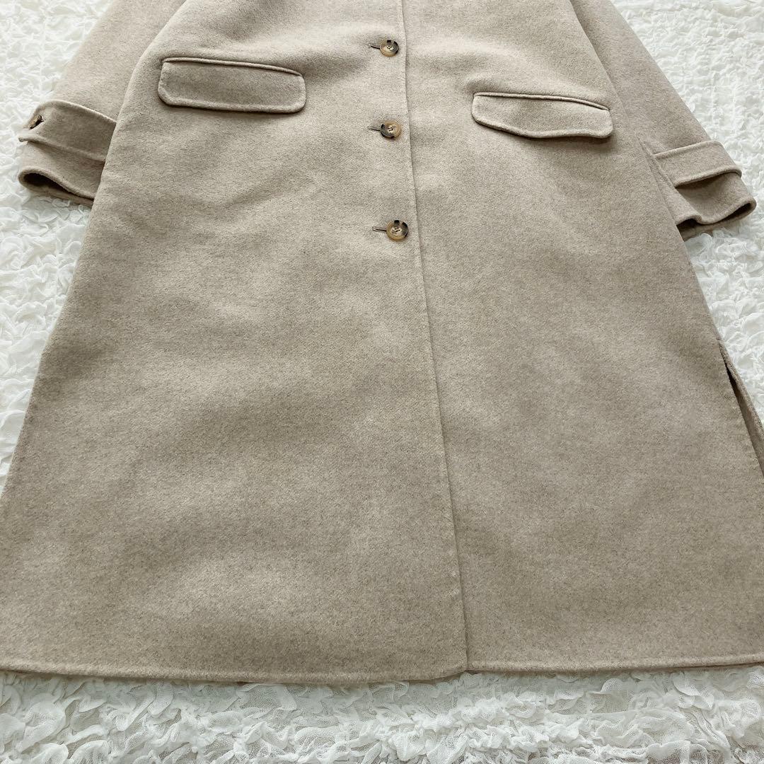 23区　24AW MANTECOPureリバー ロングコート　38 ベージュ