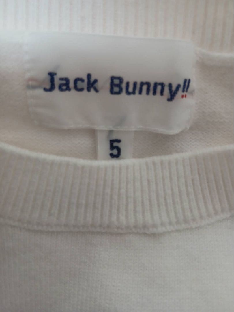 新品Jack Bunnyジャックバニーメンズ長袖クルーネックニットゴルフセーター