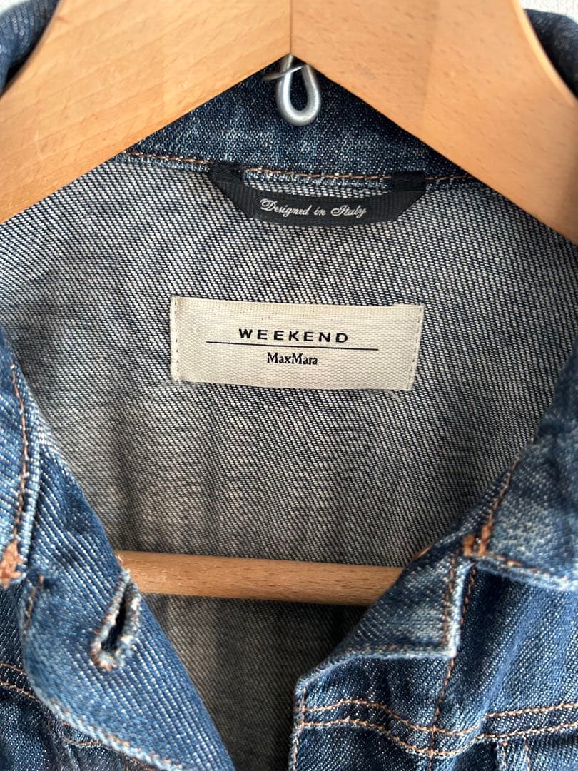MaxMara ウィークエンド デニムジャケット Gジャン L マックスマーラ