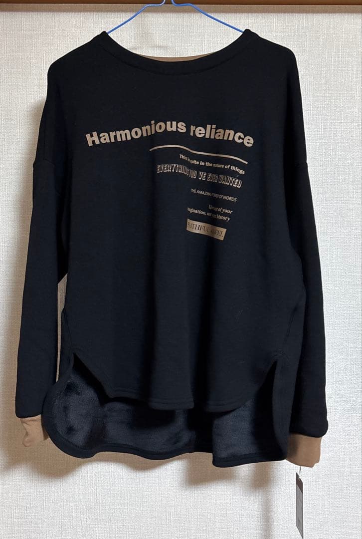 Ayaneボンバーロゴプリントプルオーバー新品タグ付き　アヤン