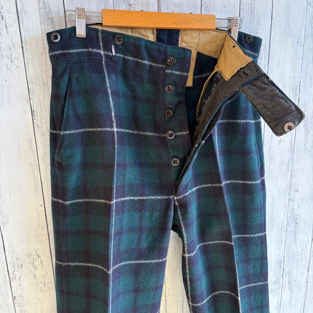40s スコットランド軍 セレモニーパンツ ウールパンツ ミリタリースラックス
