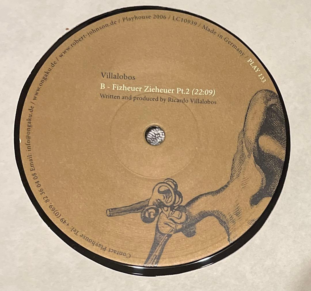 Villalobos Fizheuer Zieheuer レコード テクノ