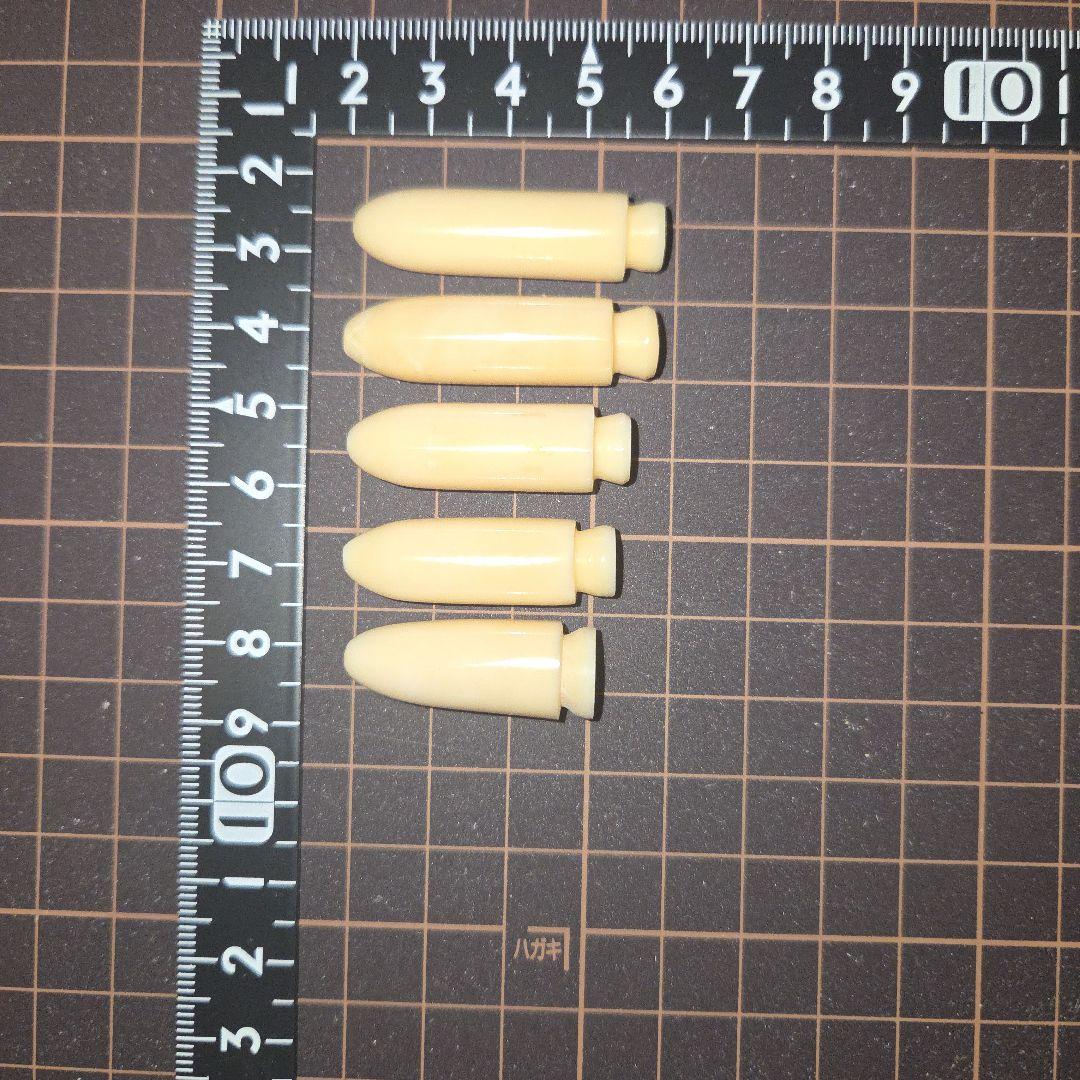 クリーム色流線型ルアー5個セット