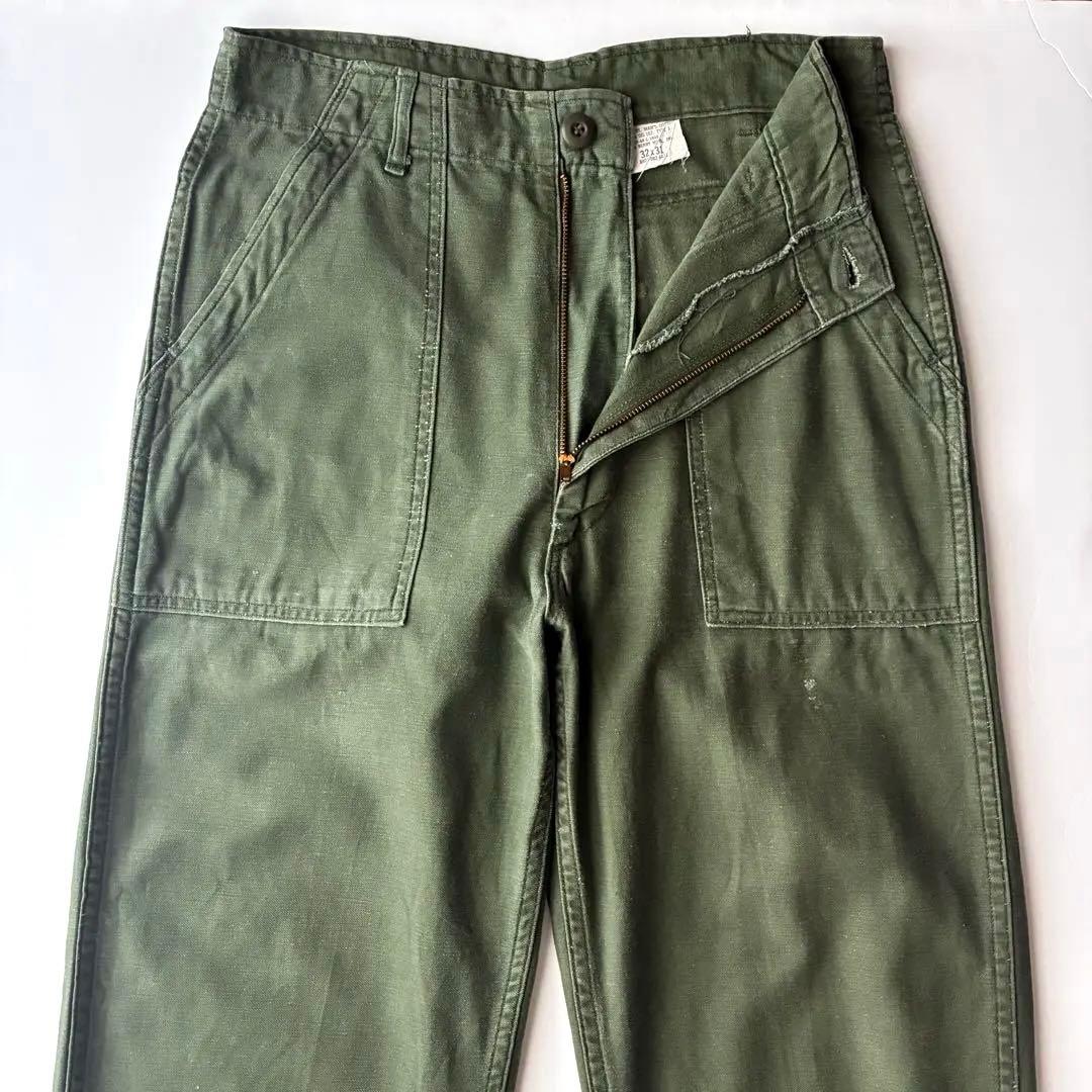 実物 60s US ARMY 米軍 アメリカ軍 ベイカーパンツ OG107 32