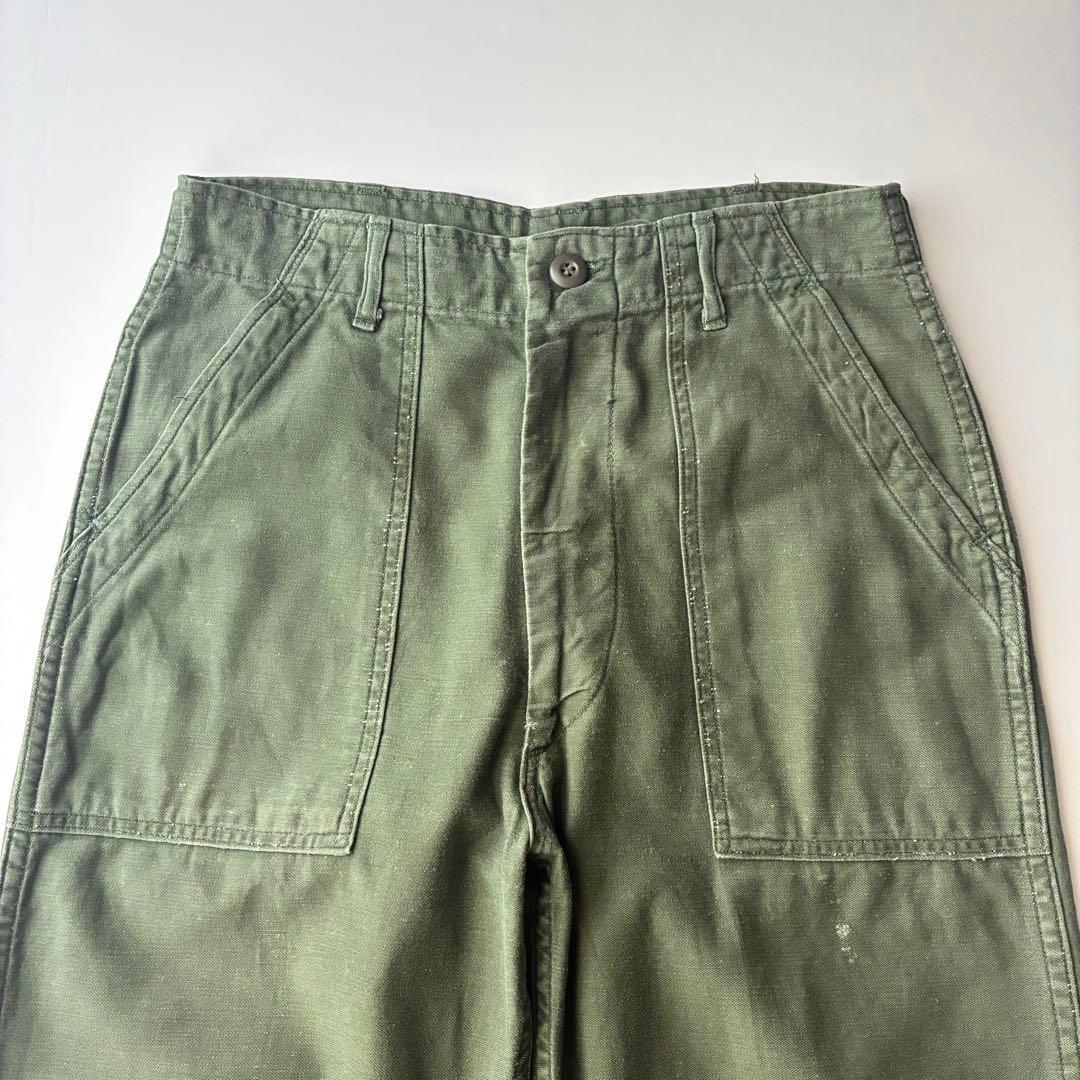 実物 60s US ARMY 米軍 アメリカ軍 ベイカーパンツ OG107 32
