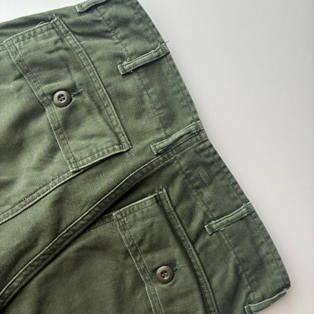 実物 60s US ARMY 米軍 アメリカ軍 ベイカーパンツ OG107 32