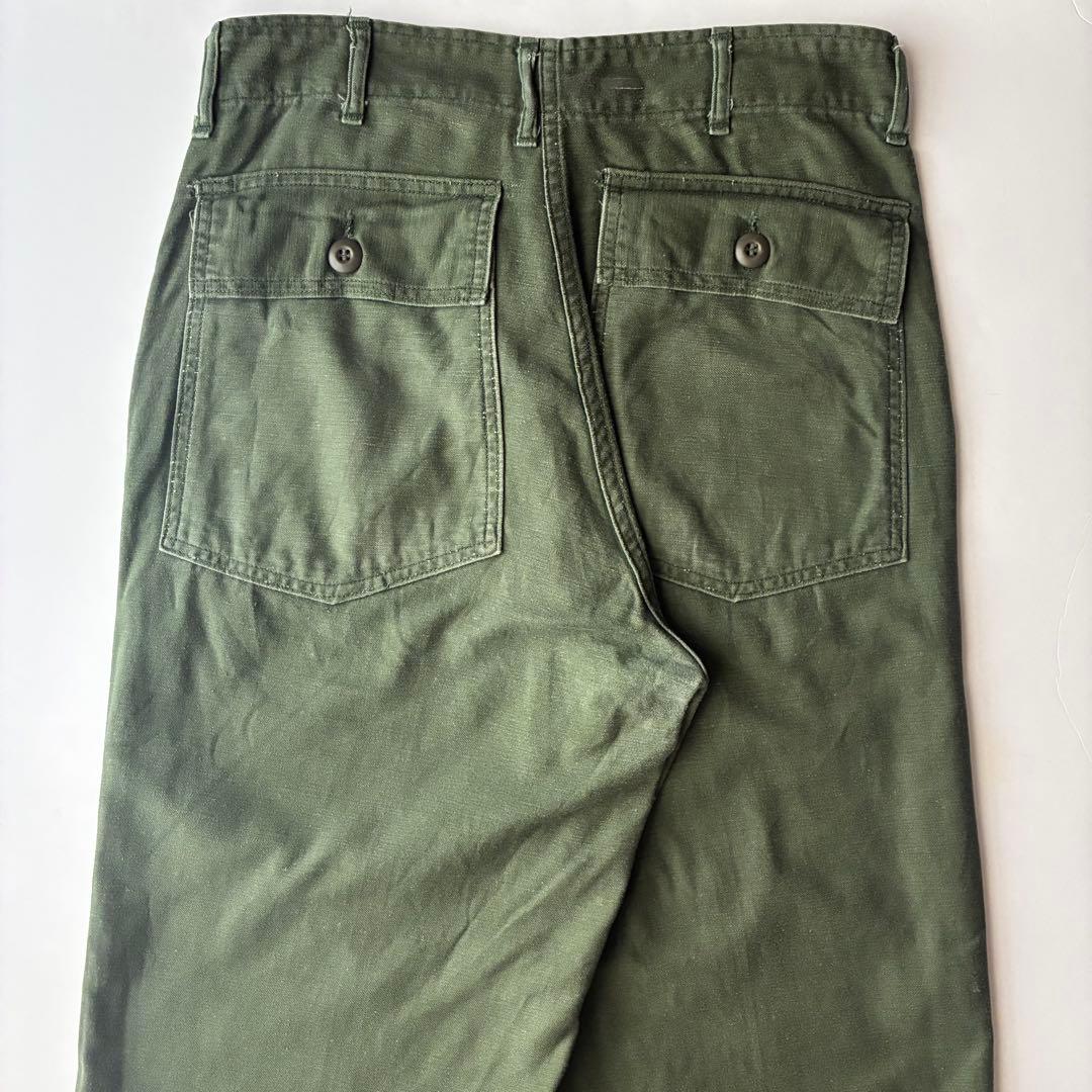 実物 60s US ARMY 米軍 アメリカ軍 ベイカーパンツ OG107 32