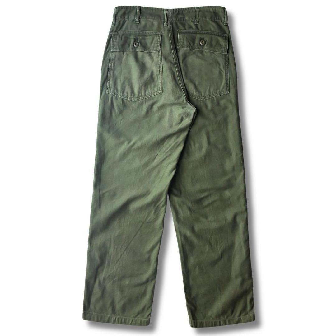 実物 60s US ARMY 米軍 アメリカ軍 ベイカーパンツ OG107 32