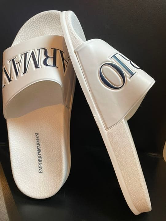 専用　エンポリオ アルマーニ ロゴ サンダル 41 ホワイト