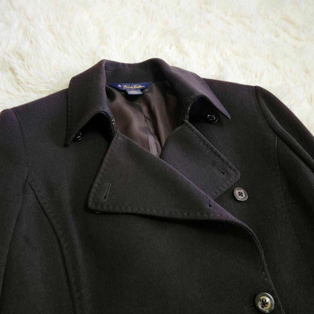 【美品】ブルックスブラザース × ロロピアーナ ダブルブレスト ロングコート