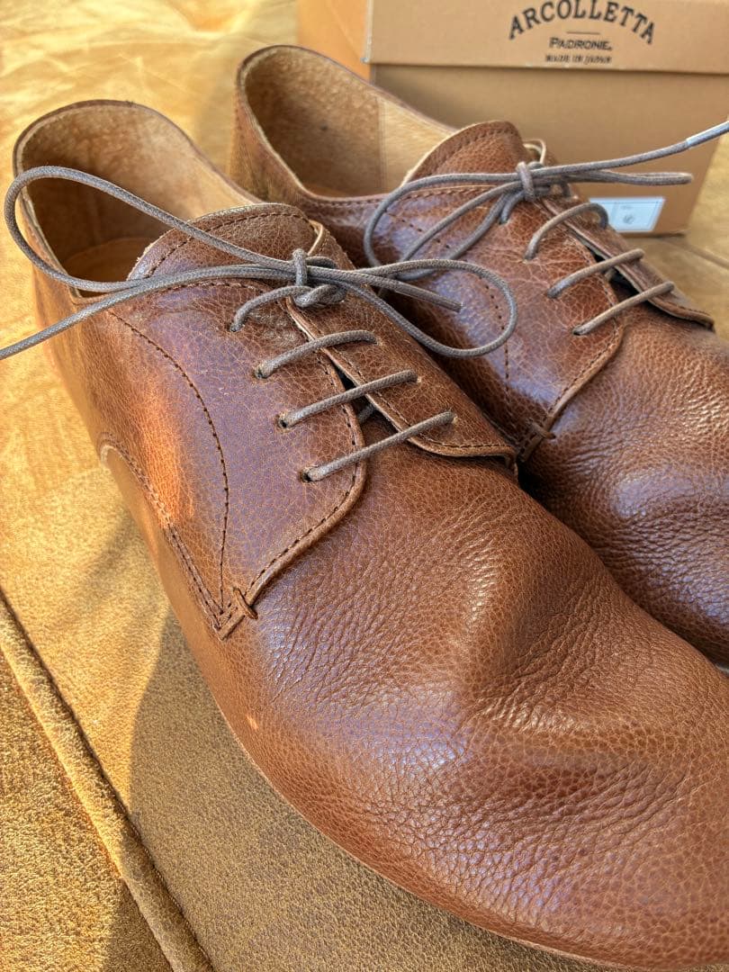 【新品】ビームスARCOLLETTA ライトブラウン ビジネスシューズ 42