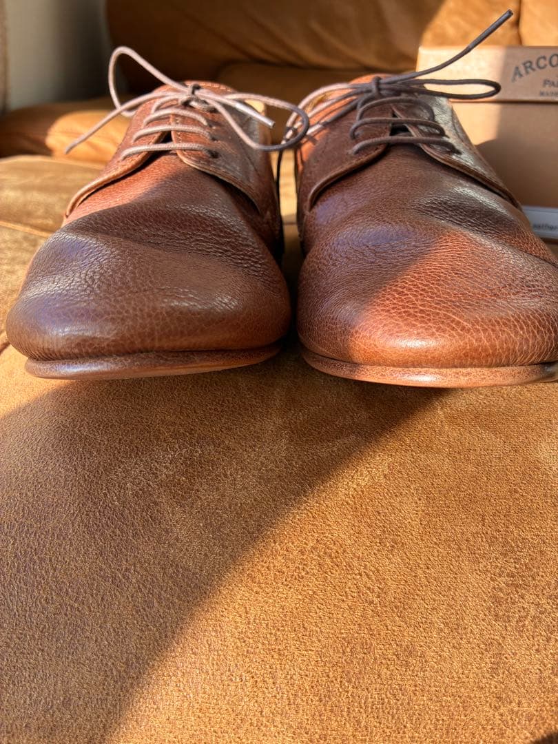 【新品】ビームスARCOLLETTA ライトブラウン ビジネスシューズ 42