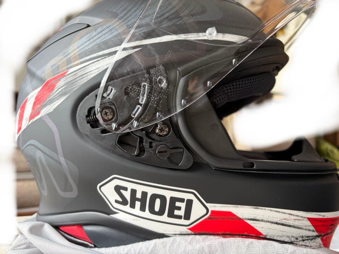SHOEI フルフェイスヘルメット マットブラック/レッド