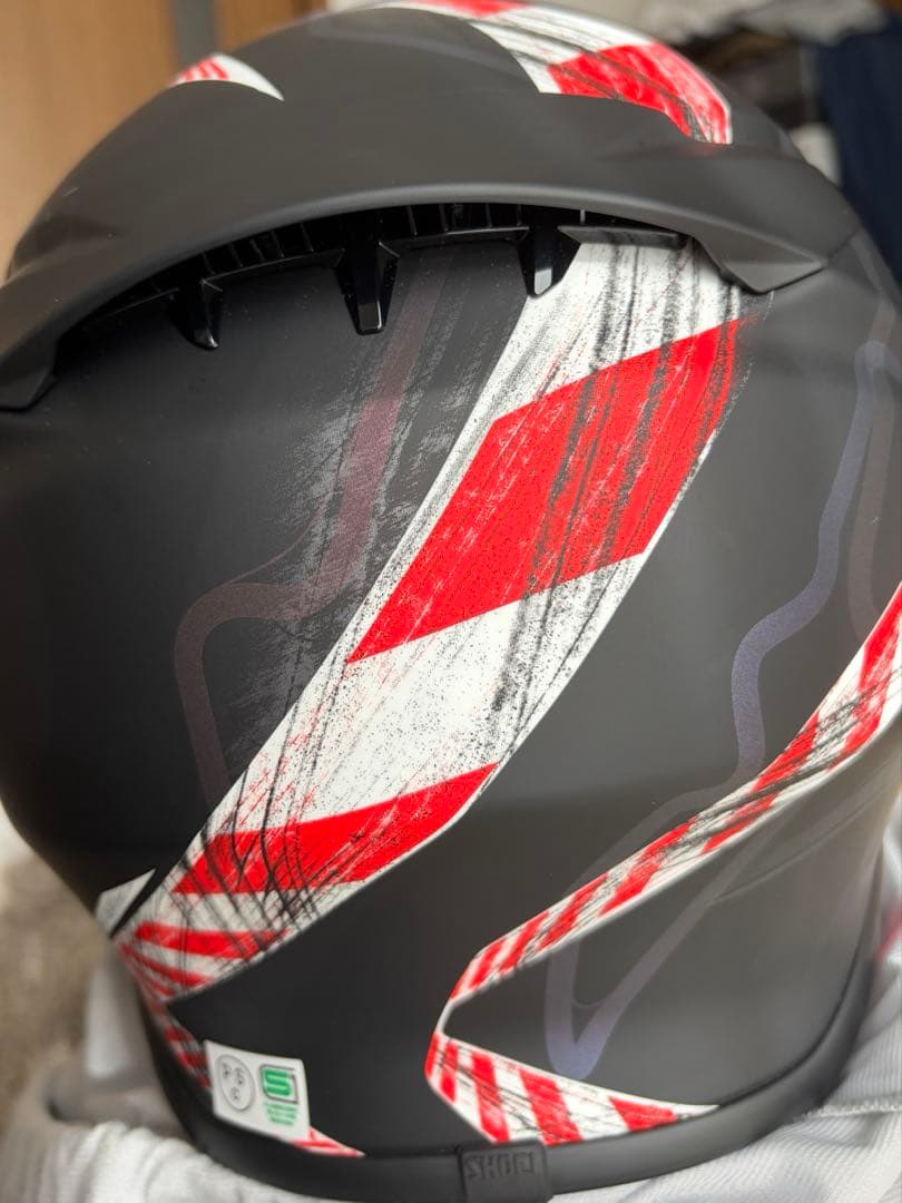 SHOEI フルフェイスヘルメット マットブラック/レッド