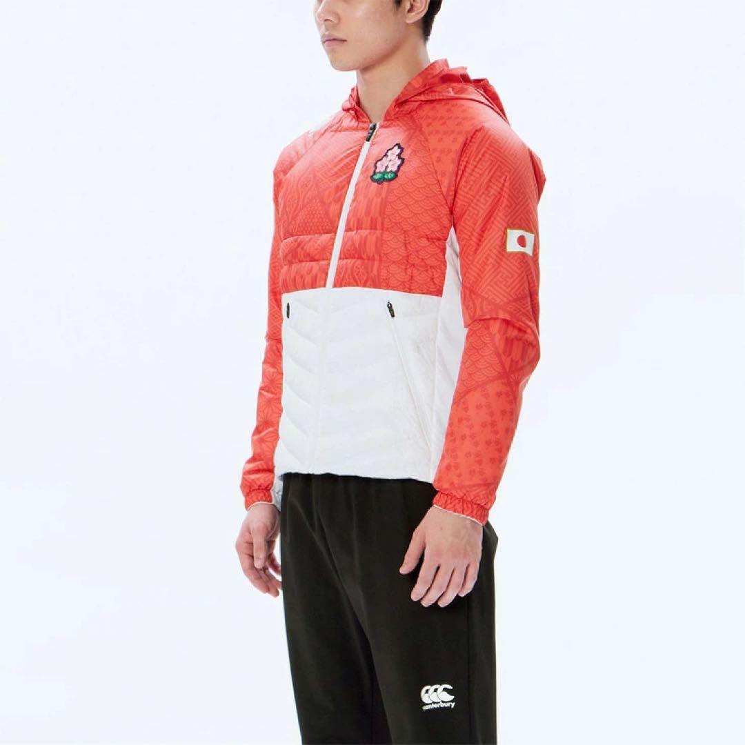 新品タグ付 カンタベリー日本代表JAPAN インサレーションジャケット赤3L