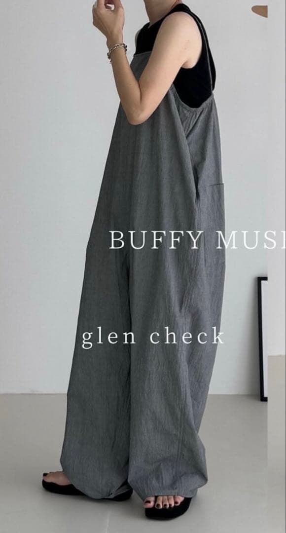 【最終値下げ】ARGUE BUFFY MUSE OVERALL グレンチェック