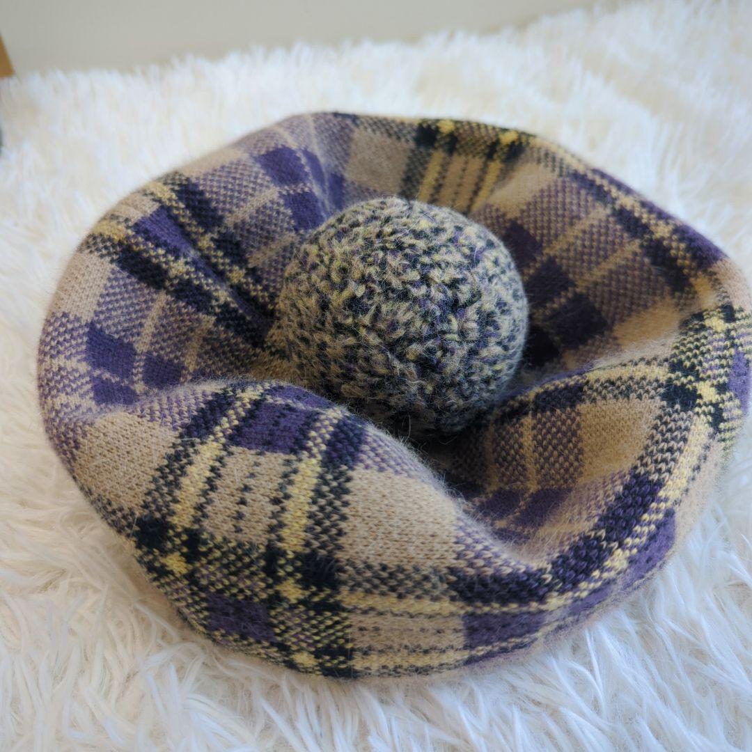 Vivienne Westwood ベレー帽　ぽんぽん　オーブ　アンゴラ28%混