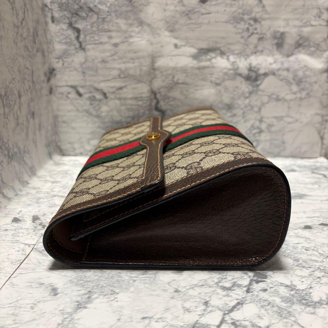 美品　GUCCI クラッチバッグ シェリーライン オールドグッチ　セカンドバッグ