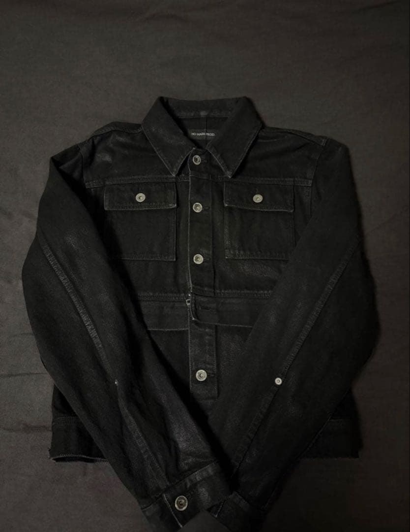 ジャケット・アウター no mass prod 008GLM WAXED DENIM JAC