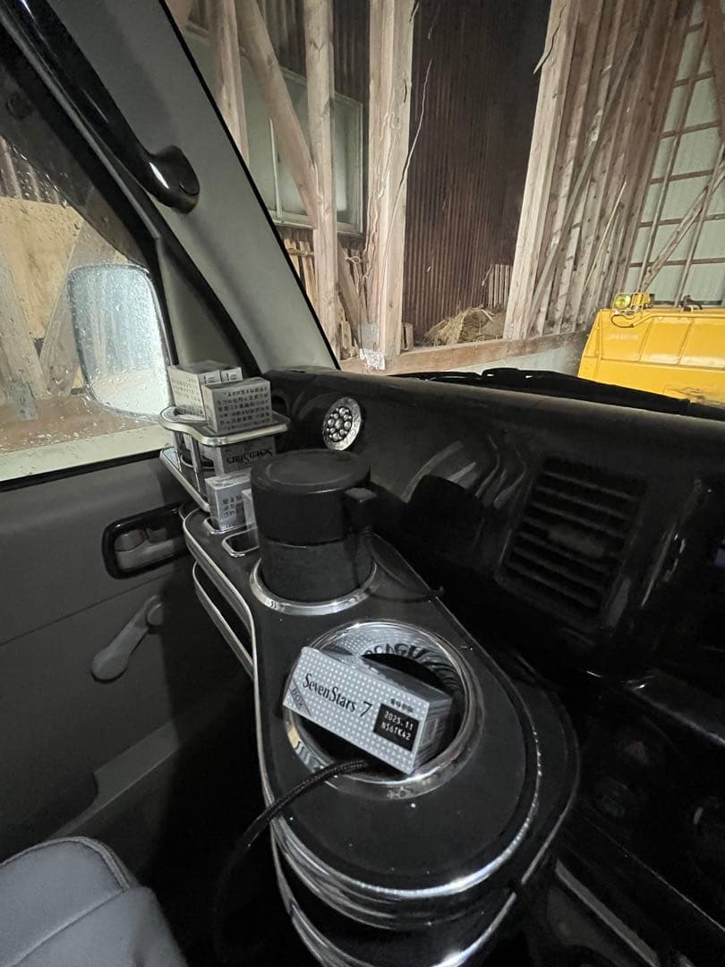 マリオンエブリィ 64 インパネ　センターテーブルセット 16点　黒木目