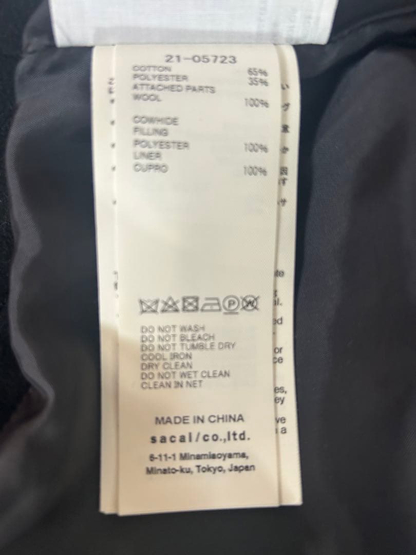 【美品】sacai トレンチジャケット