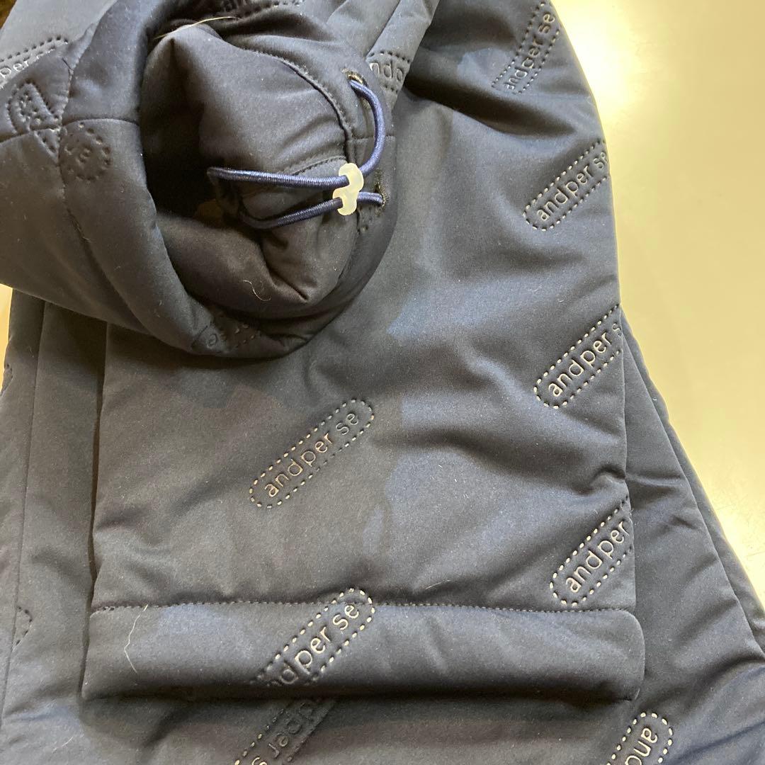 超美品【【【and per se 】】】アンパスィ★防寒パンツ★ネイビー★M