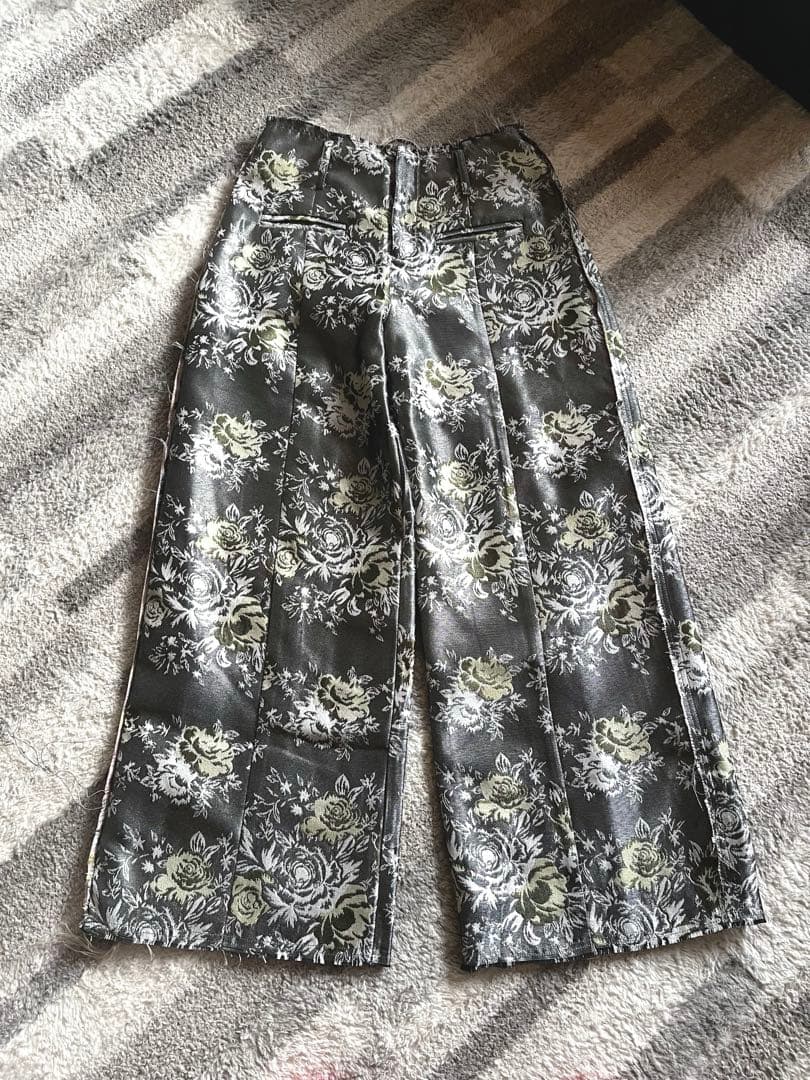 igi INSIDE OUT JACQUARD PANTS パンツ　シルバー　0