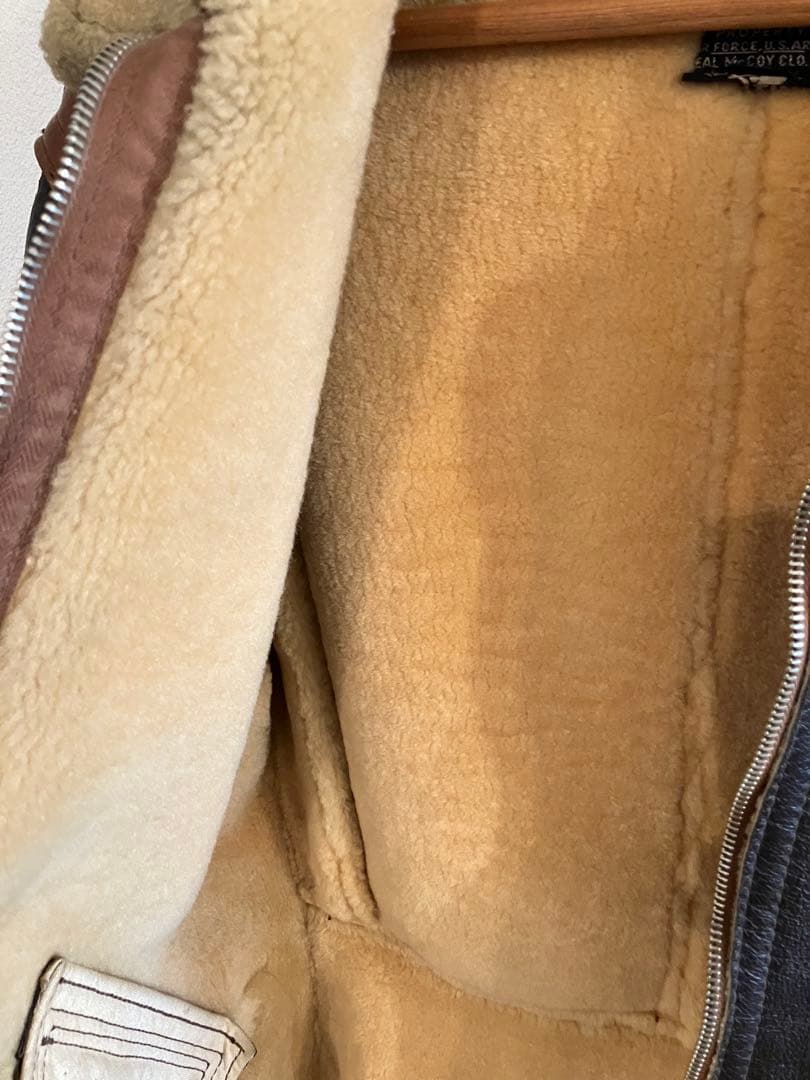 希少　旧THE REAL McCOYS B-6フライトジャケット　サイズ38R