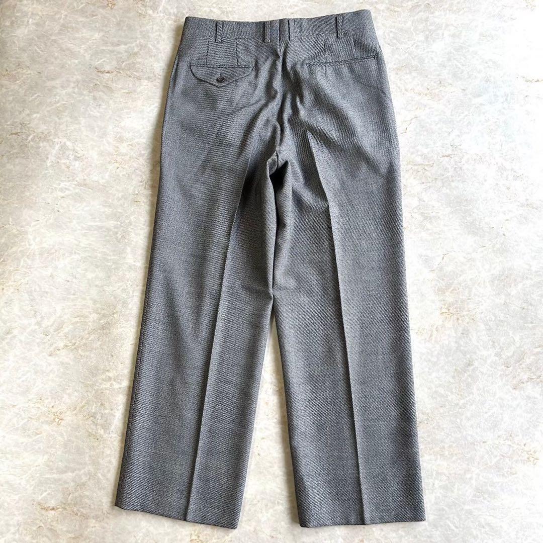 90s BURBERRY バーバリー グレー ダブル ウール セットアップスーツ