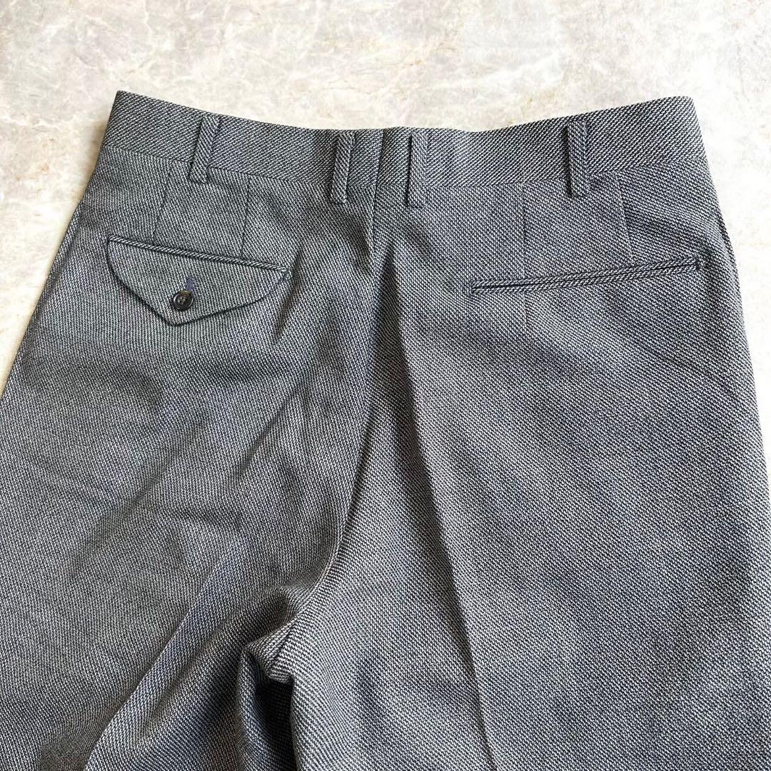 90s BURBERRY バーバリー グレー ダブル ウール セットアップスーツ