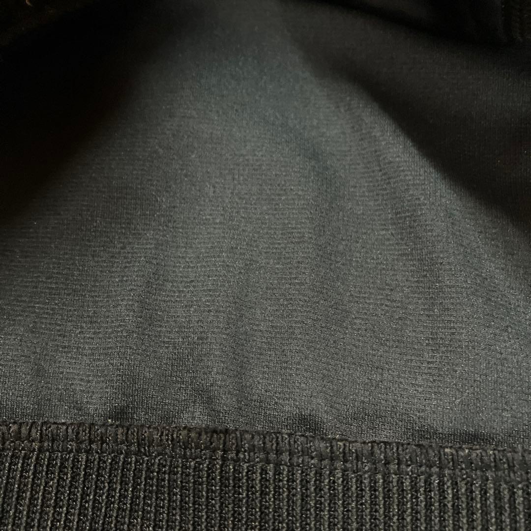 h33)美品アディダストラックジャケット　レザー調　クライマライトL〜LLサイズ