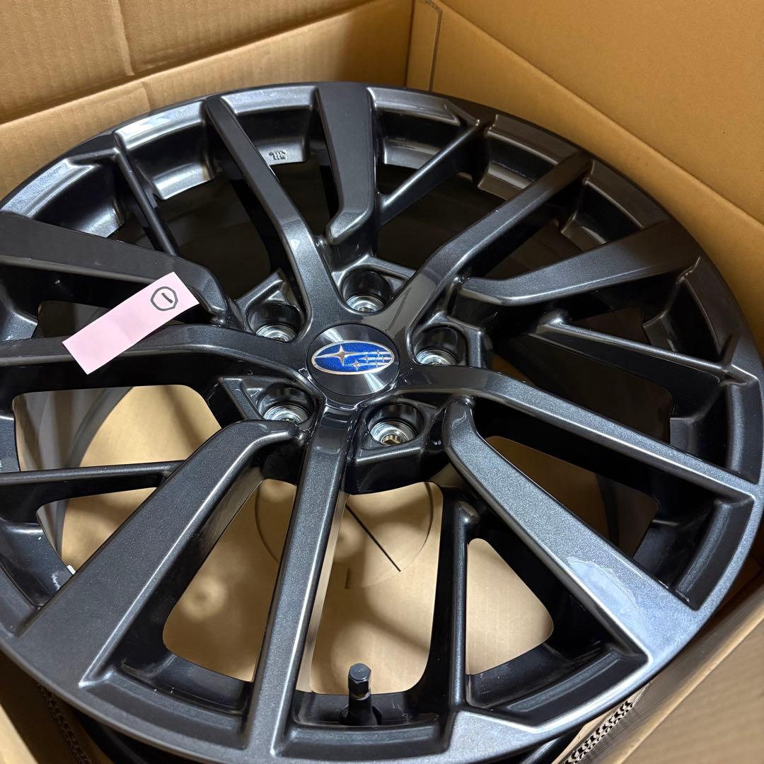 【送料込】WRX S4 VBH STI ブラック 18インチホイール 4本セット